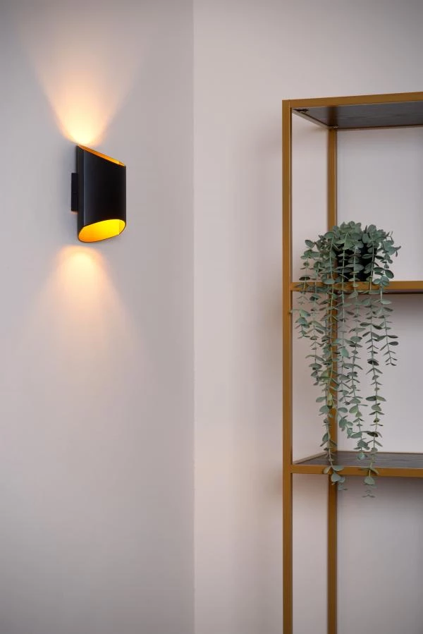 Lucide DILETTA - Lámpara de pared - 1xG9 - Negro - ambiente 1